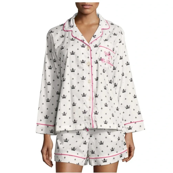 BedHead Other - BedHead Neiman Marcus Queen Print Long Sleeve Shortie Pajama Set Size XS